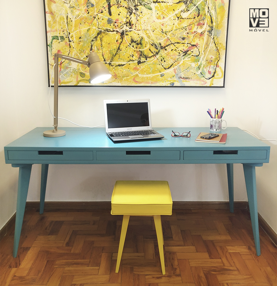 escrivaninha-quilha-azul-turquesa-sala-quarto-office-decoração-moveis-luxo-arquitetura-interiores-madeira-maciça-personalizada