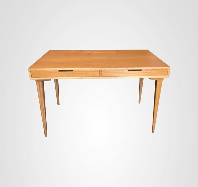 Escrivaninha 120 Taco Freijó Passa Fios