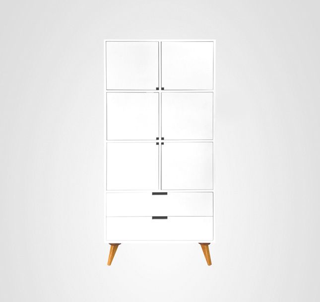 Armário 090 Quilha Freijó Branco