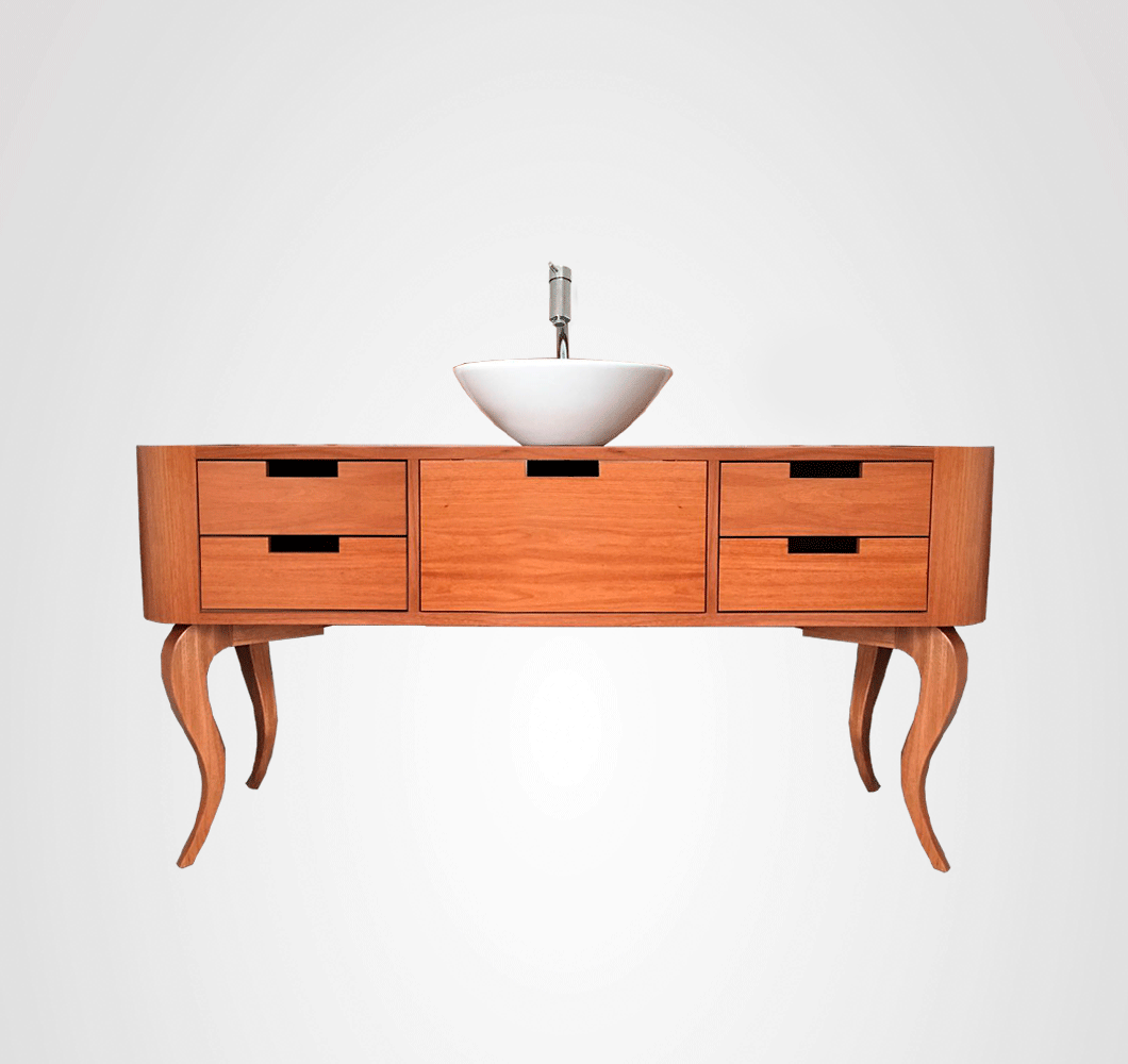 Bancada Móvel 150 Oval Cabriolet Jequitibá