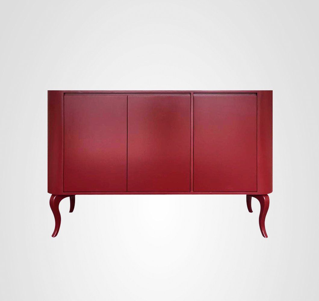 Bufê 150 Oval Cabriolet Vinho Tinto