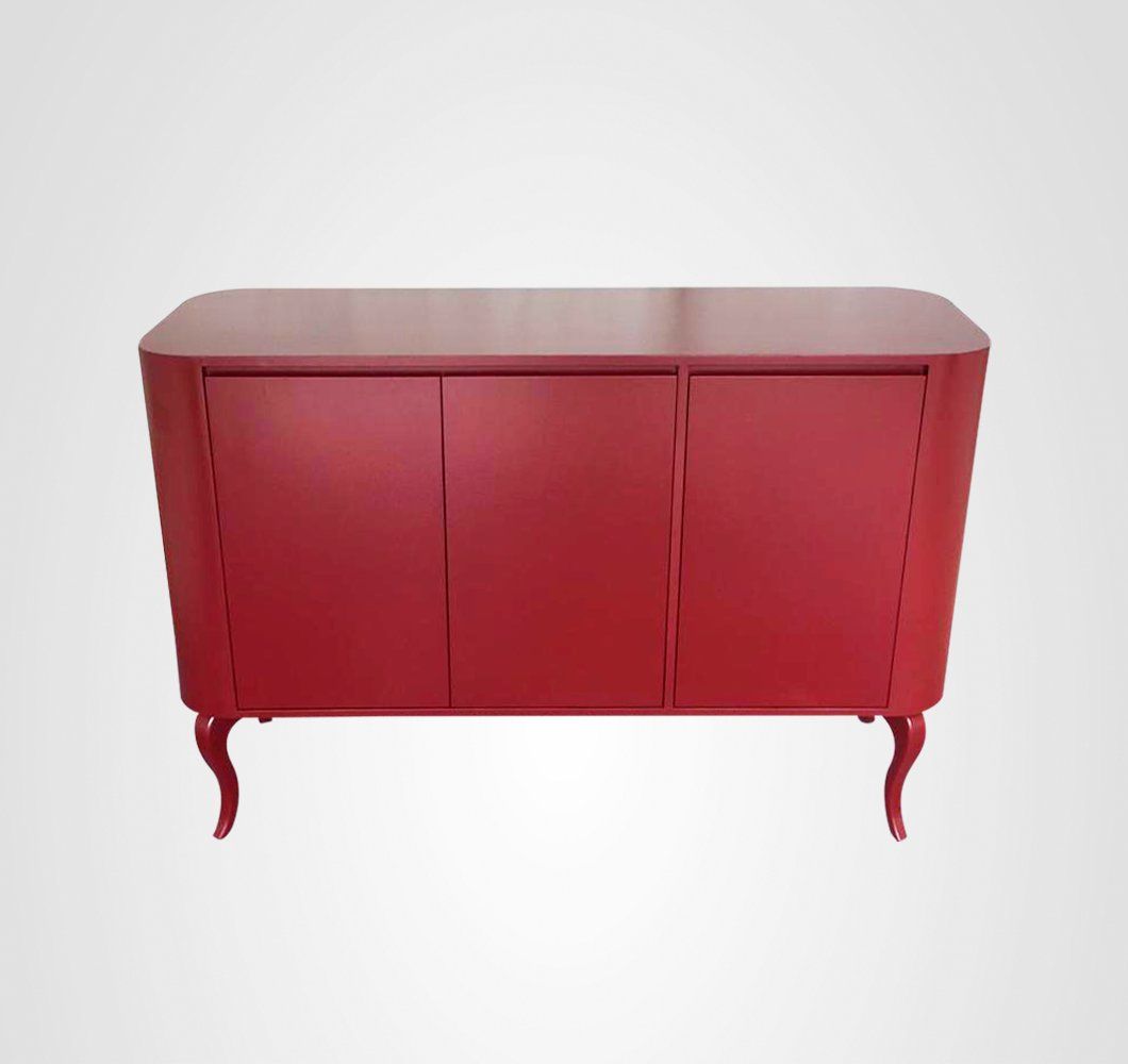 Bufê 150 Oval Cabriolet Vinho Tinto
