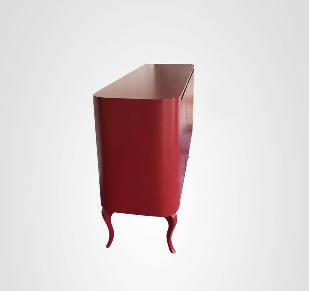 Bufê 150 Oval Cabriolet Vinho Tinto