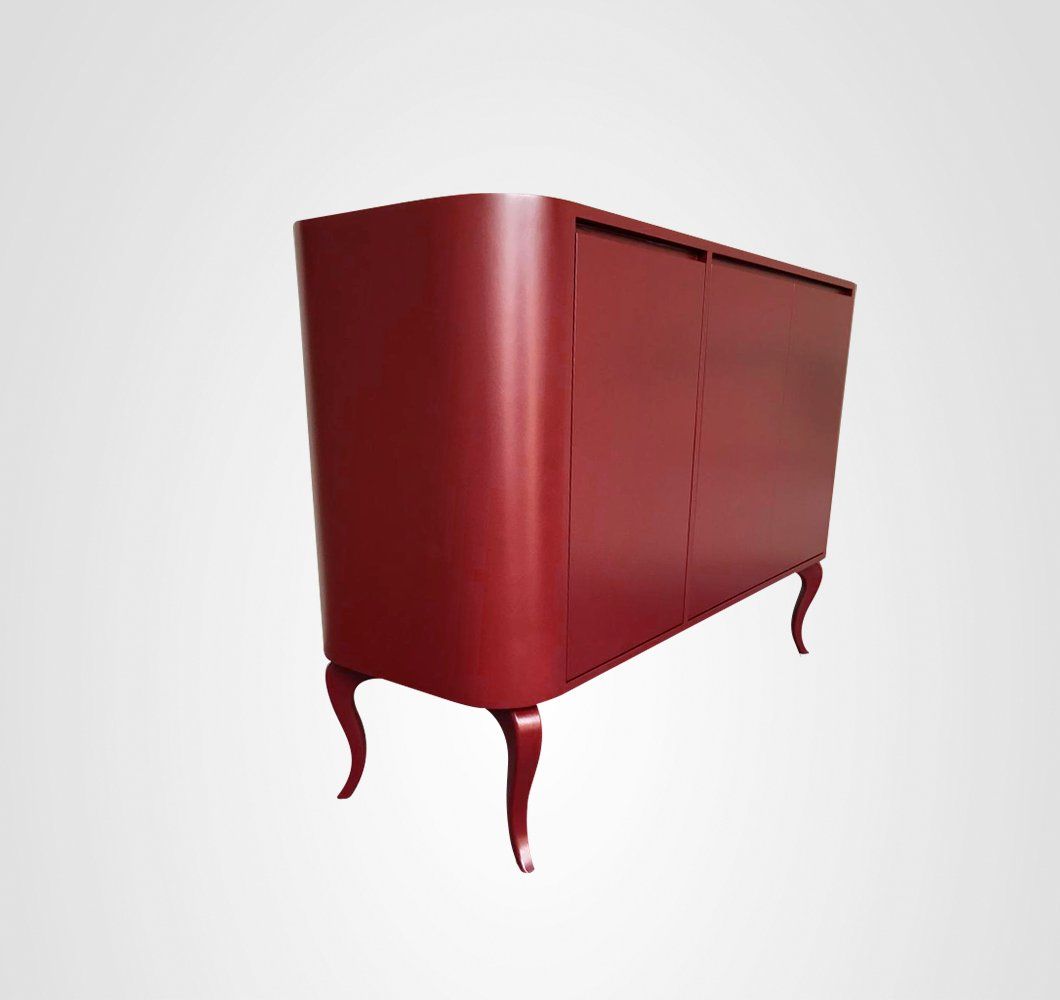 Bufê 150 Oval Cabriolet Vinho Tinto