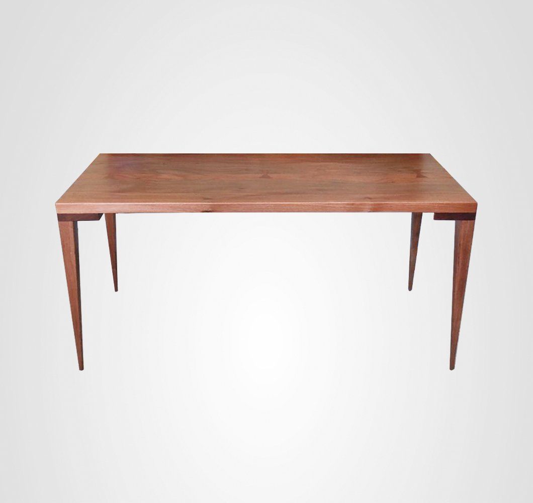 Mesa de Jantar 140 Retangular Marchetada Taco Madeira