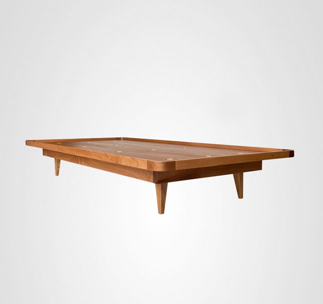 Cama Solteiro Box Sobreposta Curva Madeira
