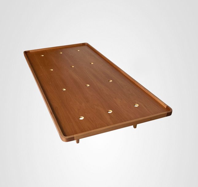 Cama Solteiro Box Sobreposta Curva Madeira