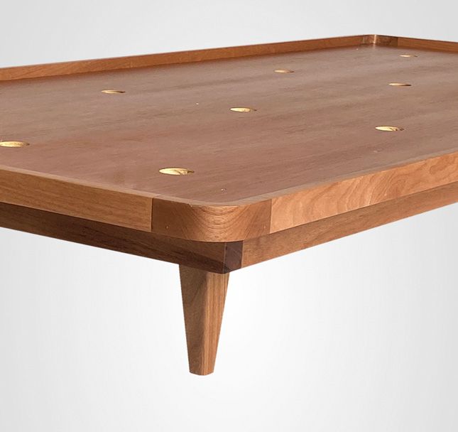 Cama Solteiro Box Sobreposta Curva Madeira