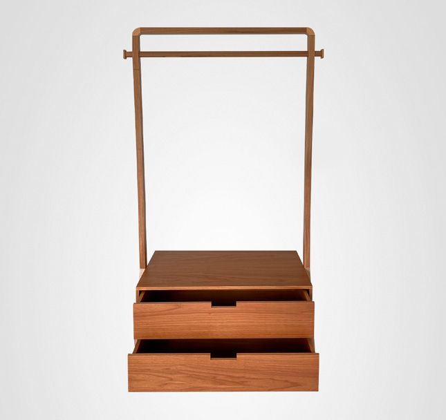 Arara Roupas 100 Curva Cavalete Madeira