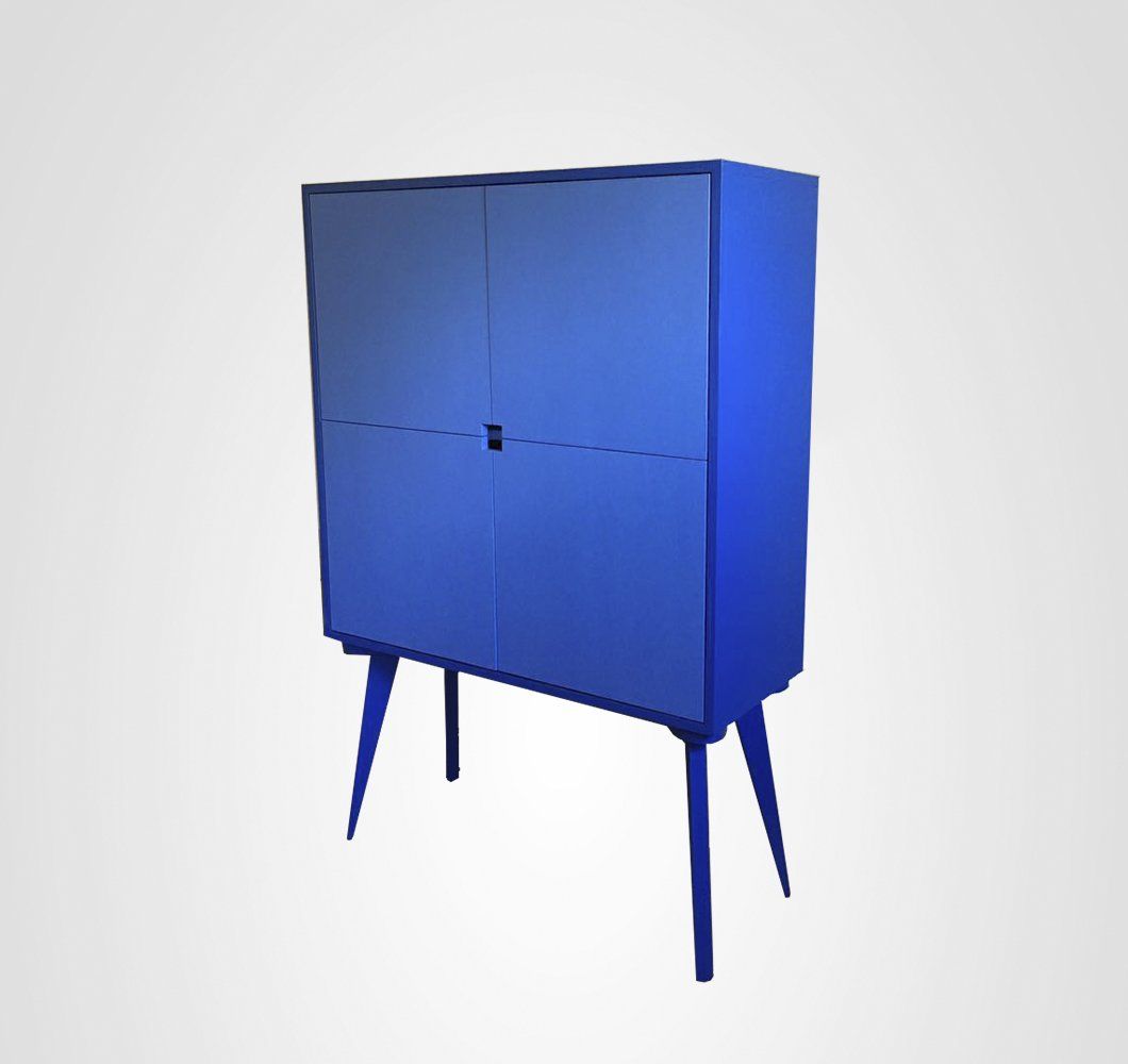 Bufê 100 Quilha Azul Dois Tons