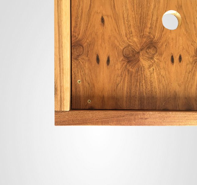 Cama Casal Box Reto Madeira