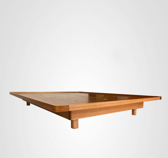 Cama Viúva Box Sobreposta Curva Madeira