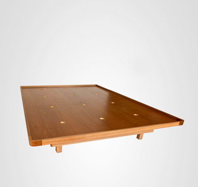 Cama Viúva Box Sobreposta Curva Madeira