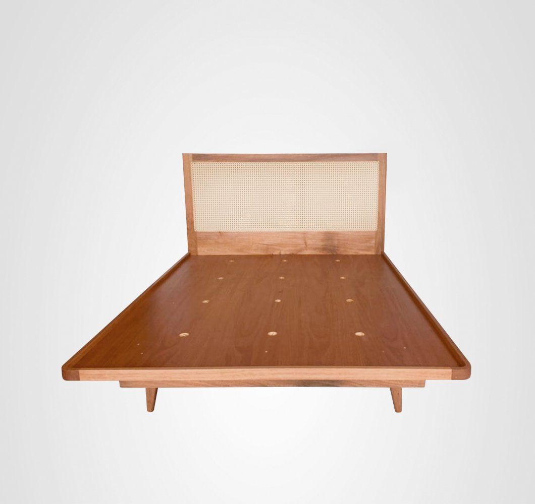 Cama Viúva Sobreposta Curva Palhinha Madeira