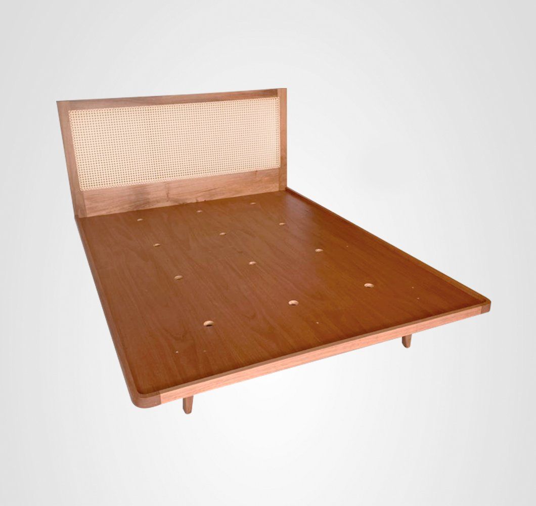 Cama Viúva Sobreposta Curva Palhinha Madeira