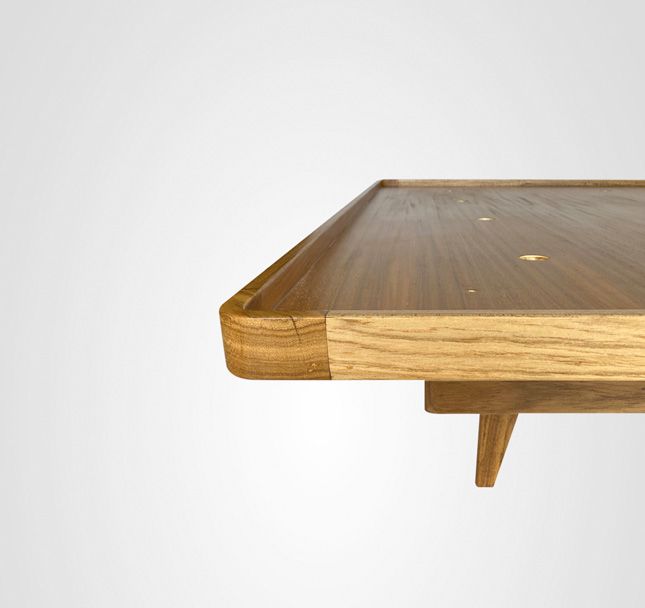 Cama Casal Box Sobreposta Curva Madeira