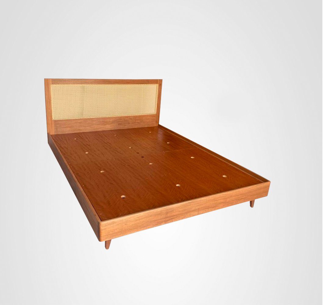 Cama Viúva Curva Palhinha Madeira