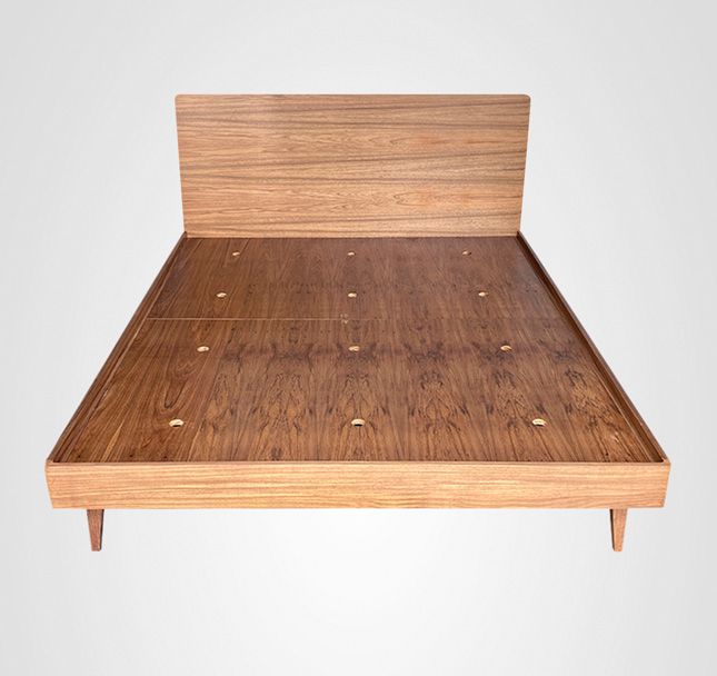 Cama Casal Curva Madeira