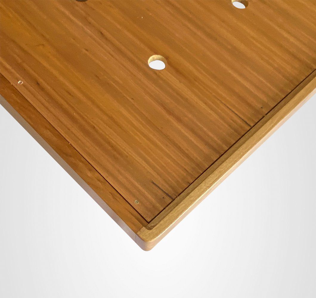 Cama Solteiro Curva Ripada Madeira
