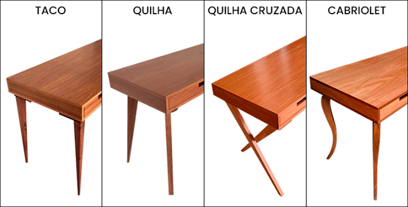 Madeiras e Laca - Amostras de acabamento